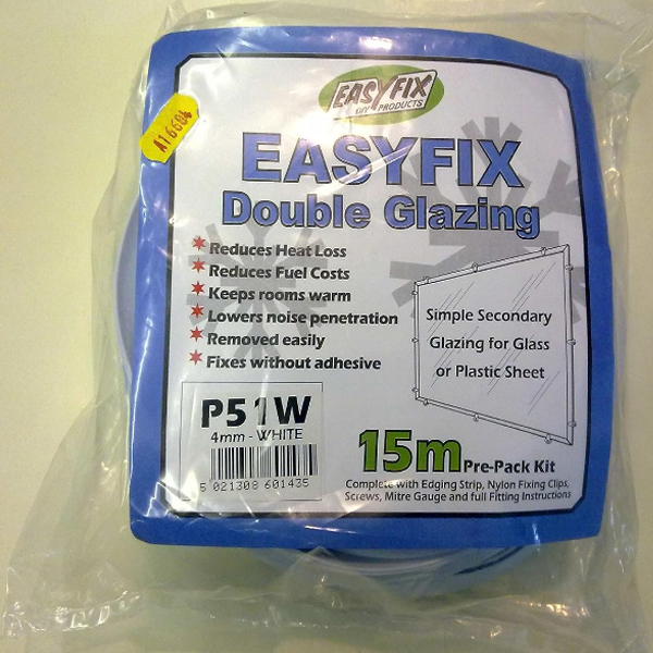 Easyfix Secondary Glazing Kit White
