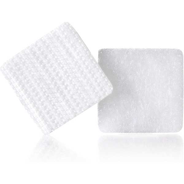 White High Tack Rubber Adhesive Hook Fastener Squares